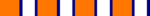 Orange White Blue