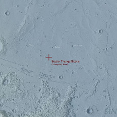 topography of mare tranquillitatas