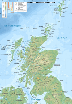 map of scotland